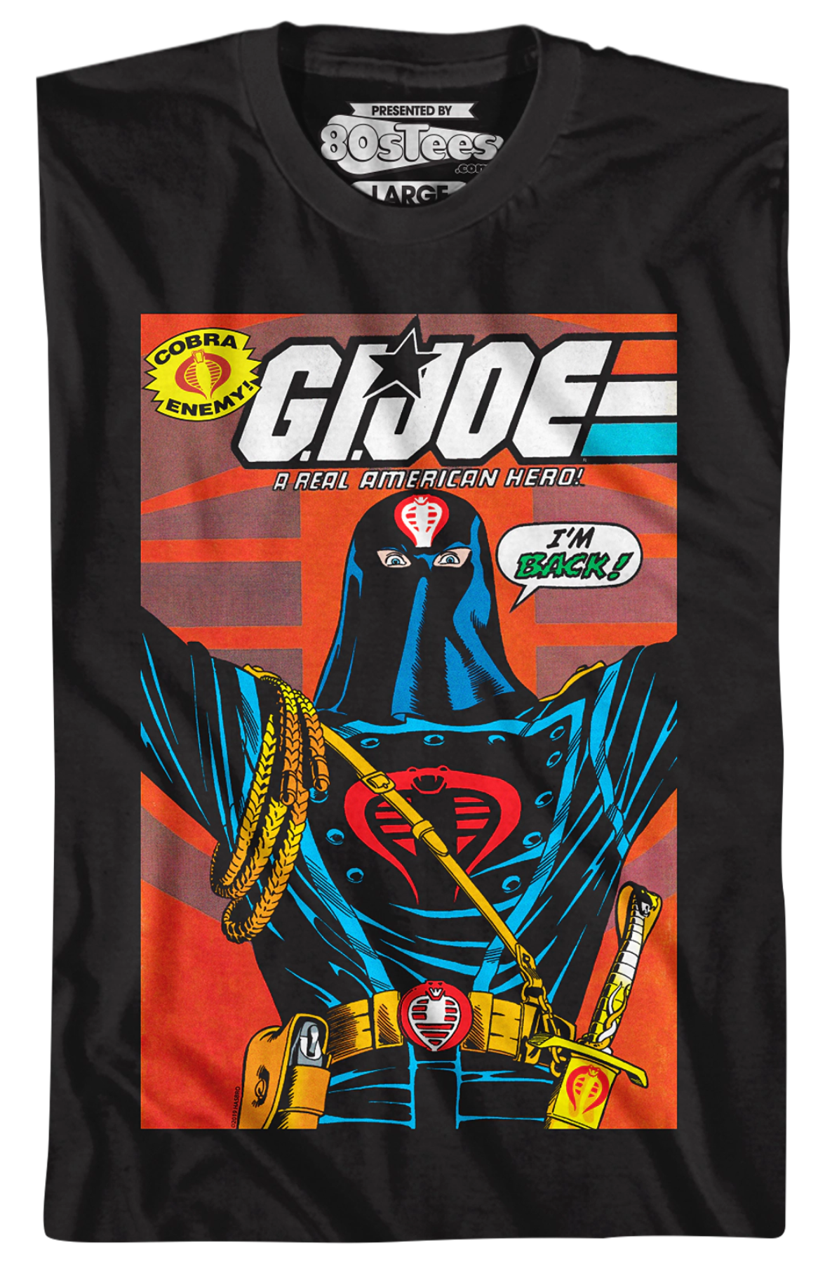 Cobra Commander Seeds Of Empire Cover GI Joe T-Shirt