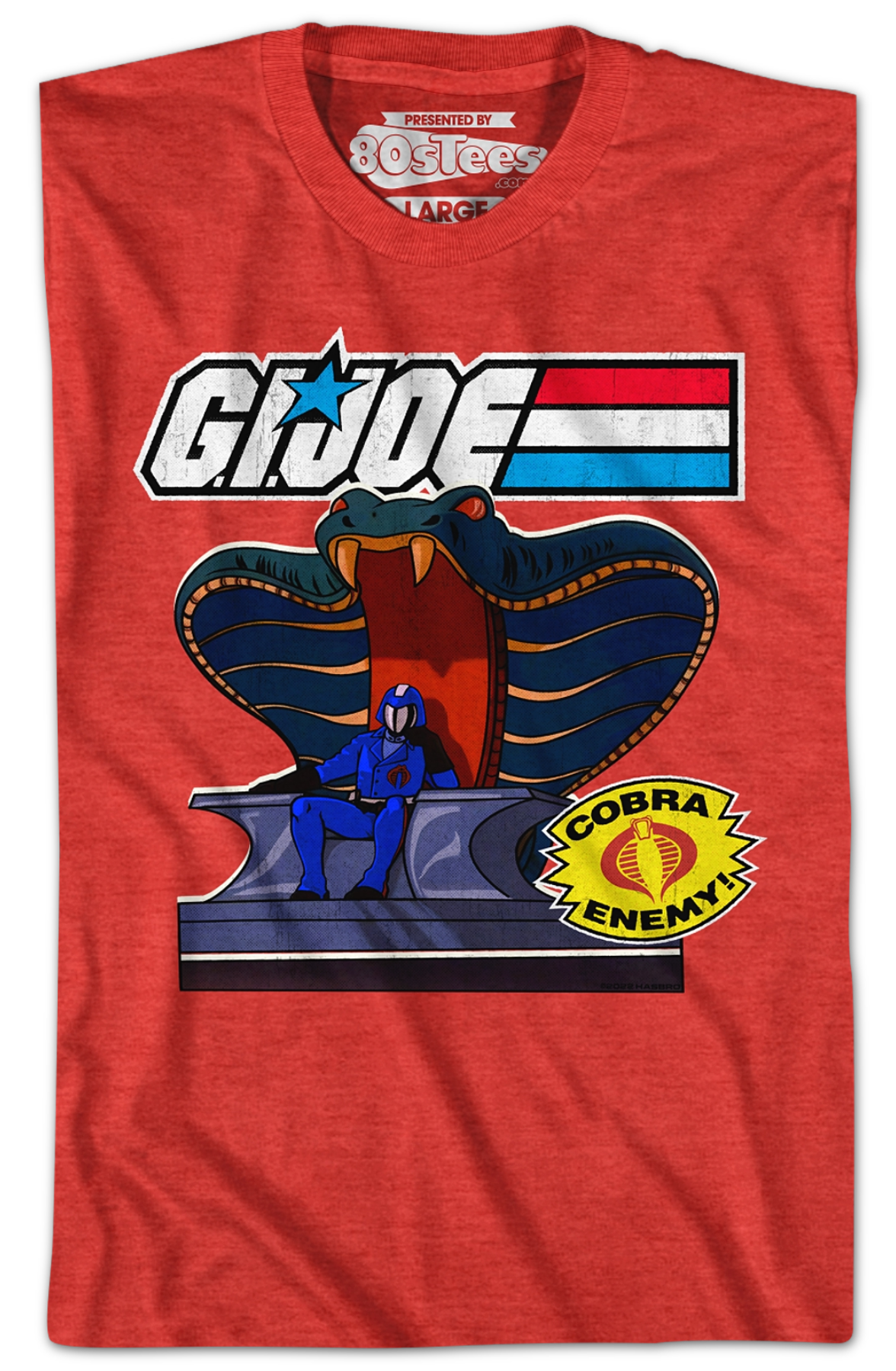 Cobra Commander Throne GI Joe T-Shirt