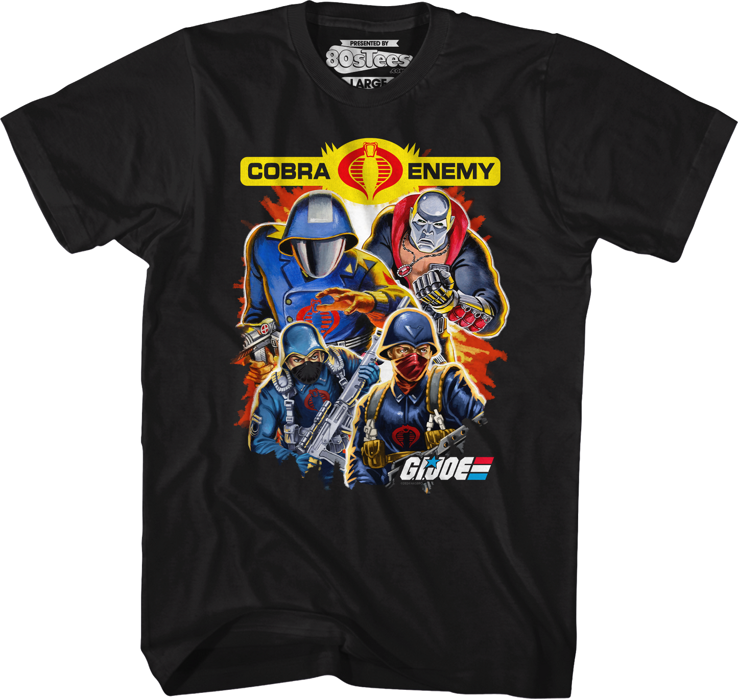 Cobra Enemy Collage GI Joe T-Shirt