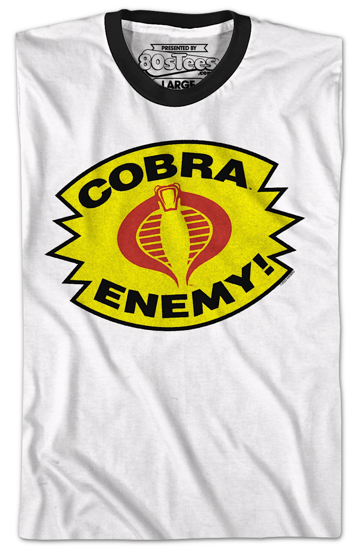 Cobra Enemy GI Joe Ringer Shirt