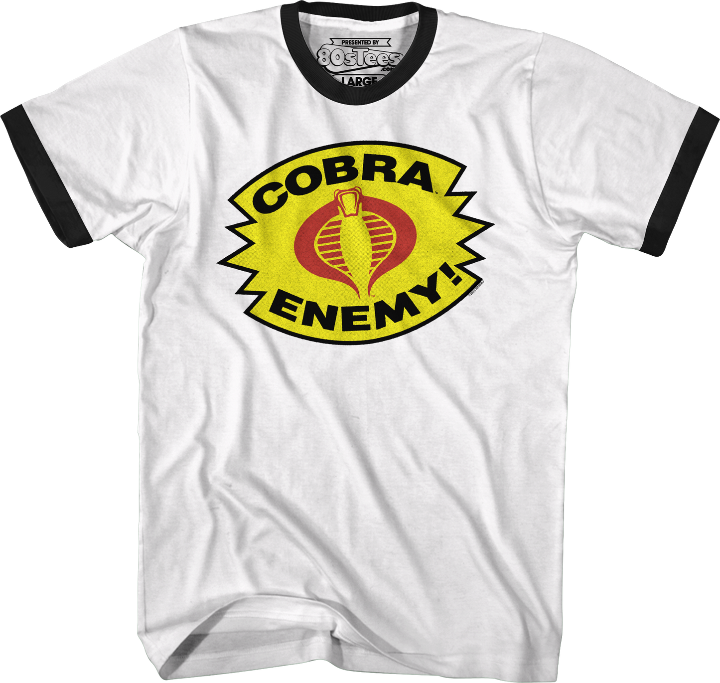 Cobra Enemy GI Joe Ringer Shirt