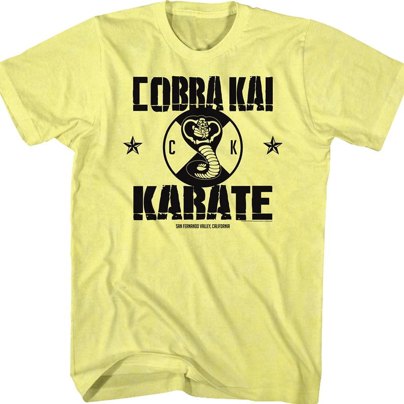 Circle Cobra Kai Logo Karate Kid T-Shirt