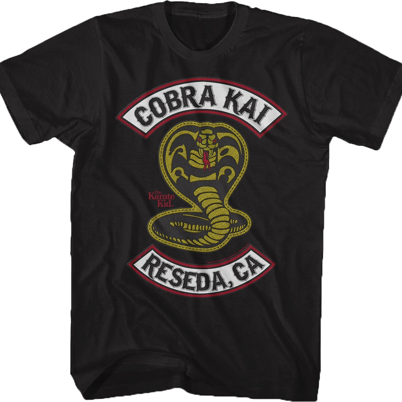Cobra Kai Patch Karate Kid T-Shirt
