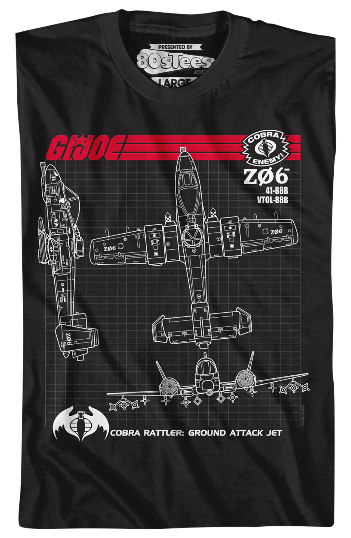 Cobra Rattler GI Joe T-Shirt