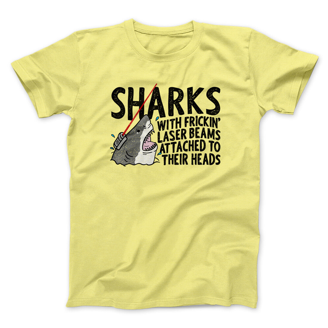 Sharks With Frickin‚Äô Laser Beams Funny Movie Men/Unisex T-Shirt
