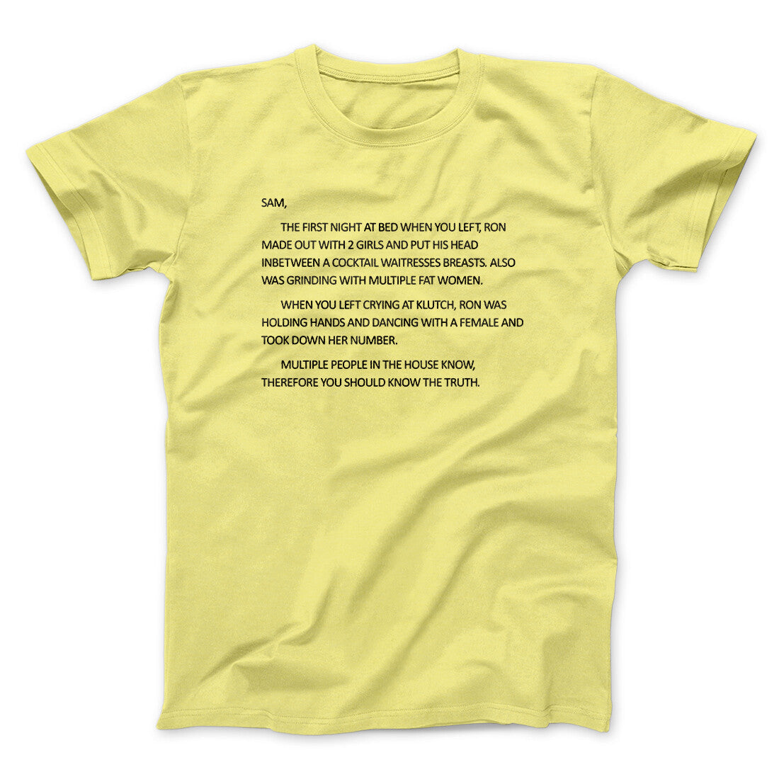 Letter To Sam Men/Unisex T-Shirt
