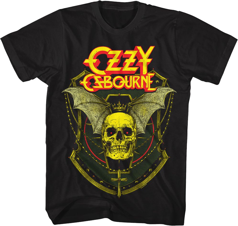 Crowned Skull Ozzy Osbourne T-Shirt