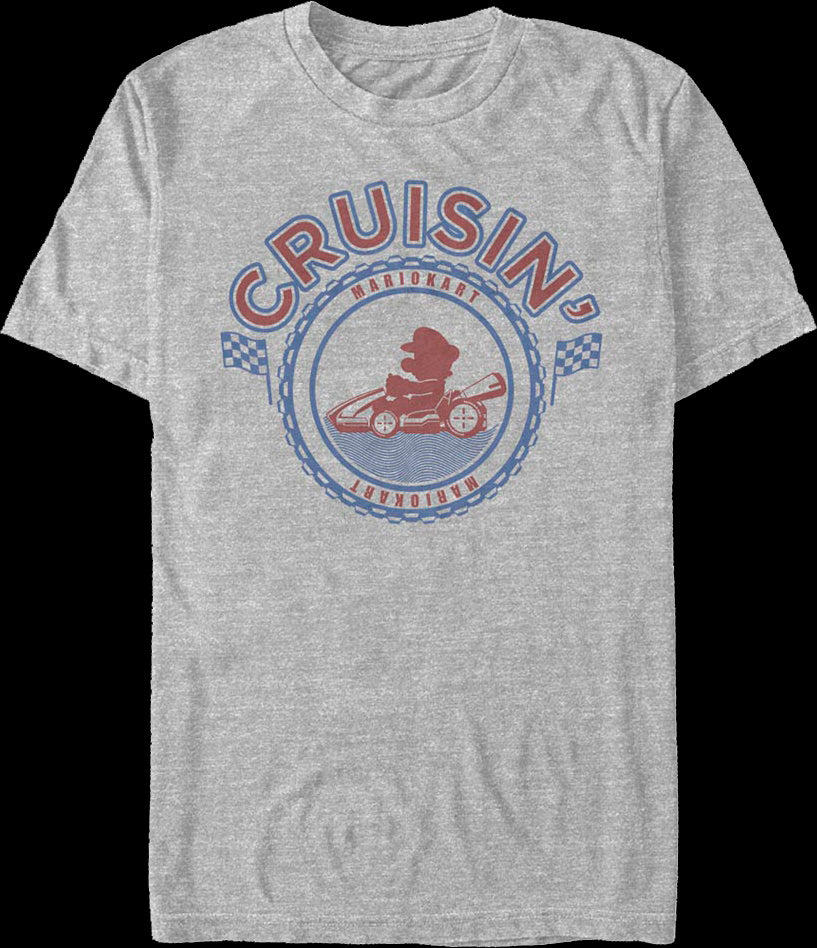 Cruisin' Silhouette Mario Kart T-Shirt