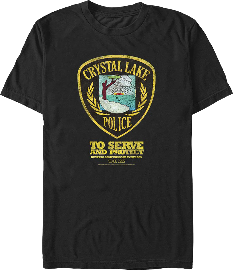 Crystal Lake Police Friday the 13th T-Shirt