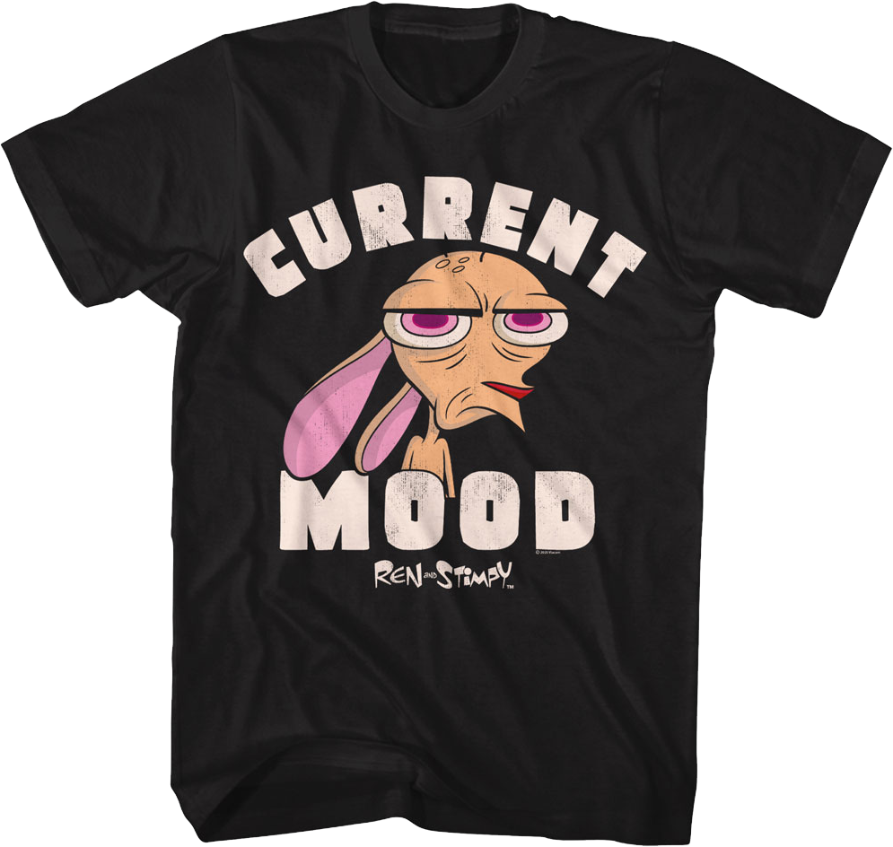 Current Mood Ren And Stimpy T-Shirt