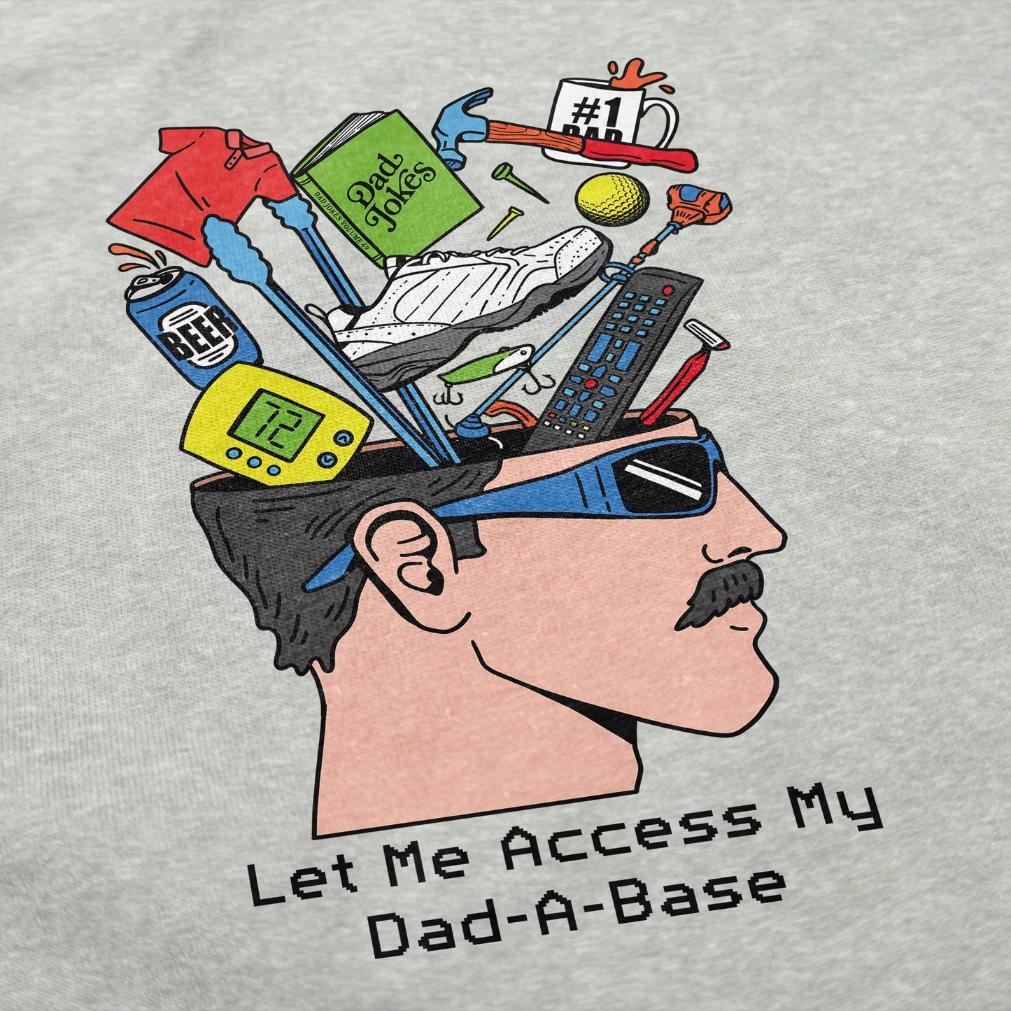 Dad A Base Crewneck Sweatshirt