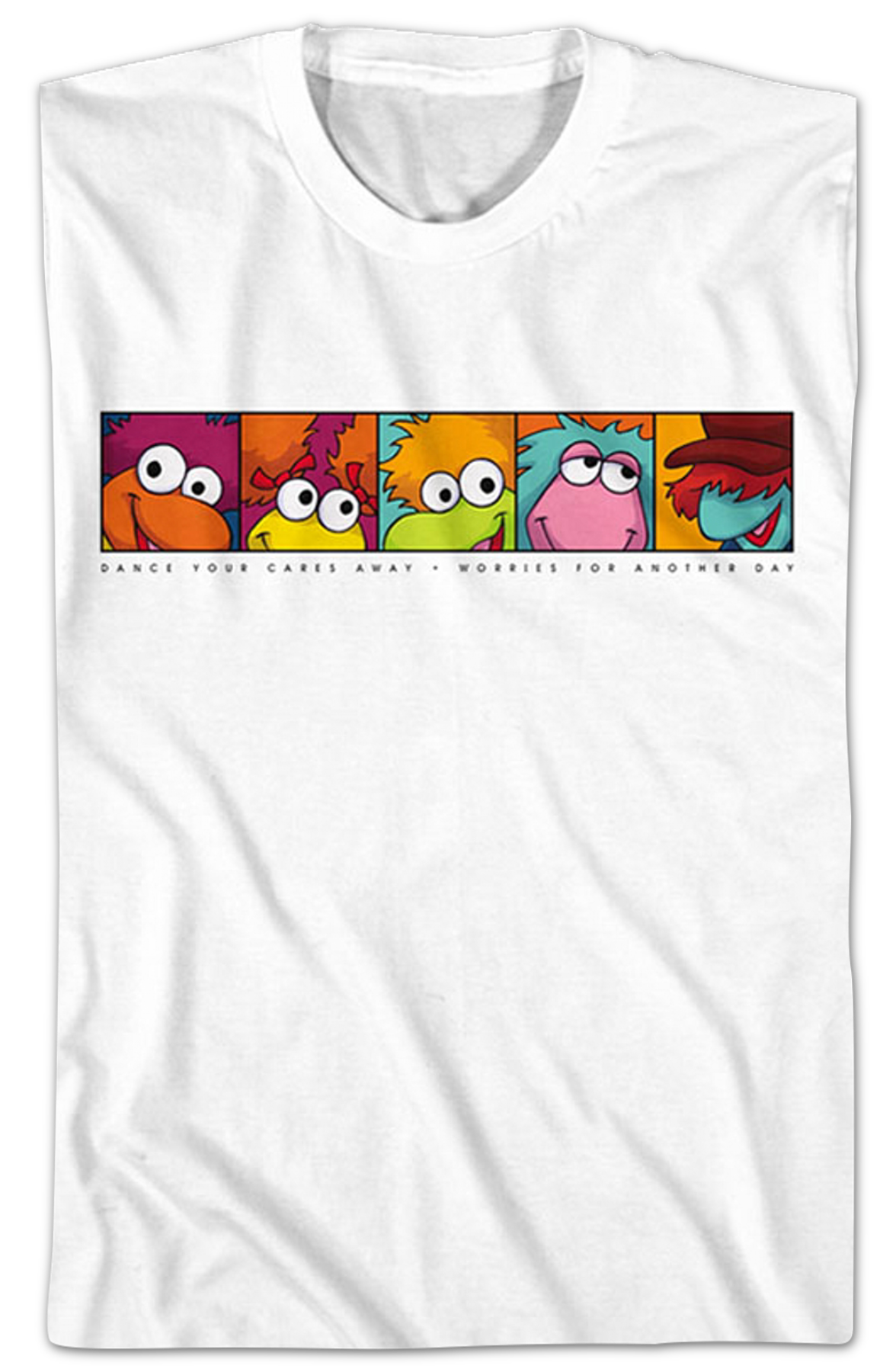 Dance Your Cares Away Panels Fraggle Rock T-Shirt