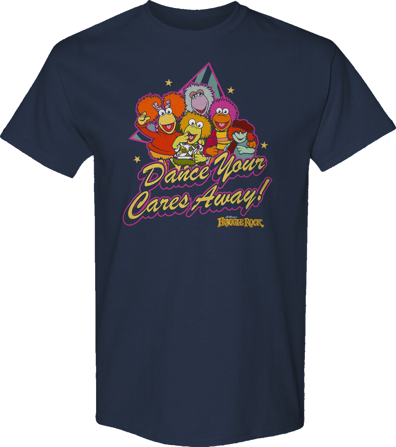 Dance Your Cares Away Triangle Fraggle Rock T-Shirt