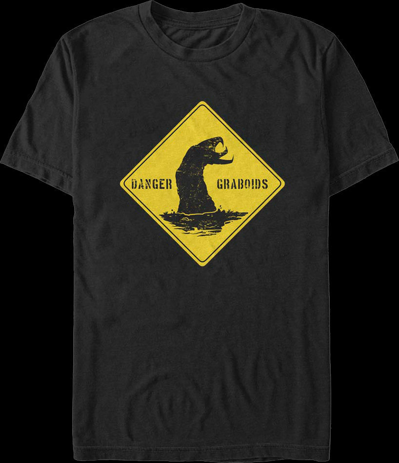 Danger Graboids Sign Tremors T-Shirt