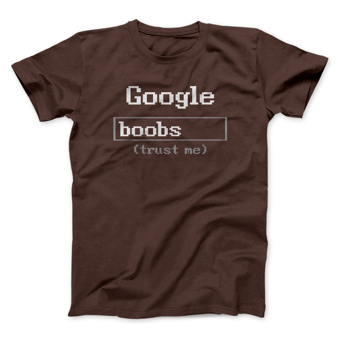 Google Boobs Trust Me Men/Unisex T-Shirt