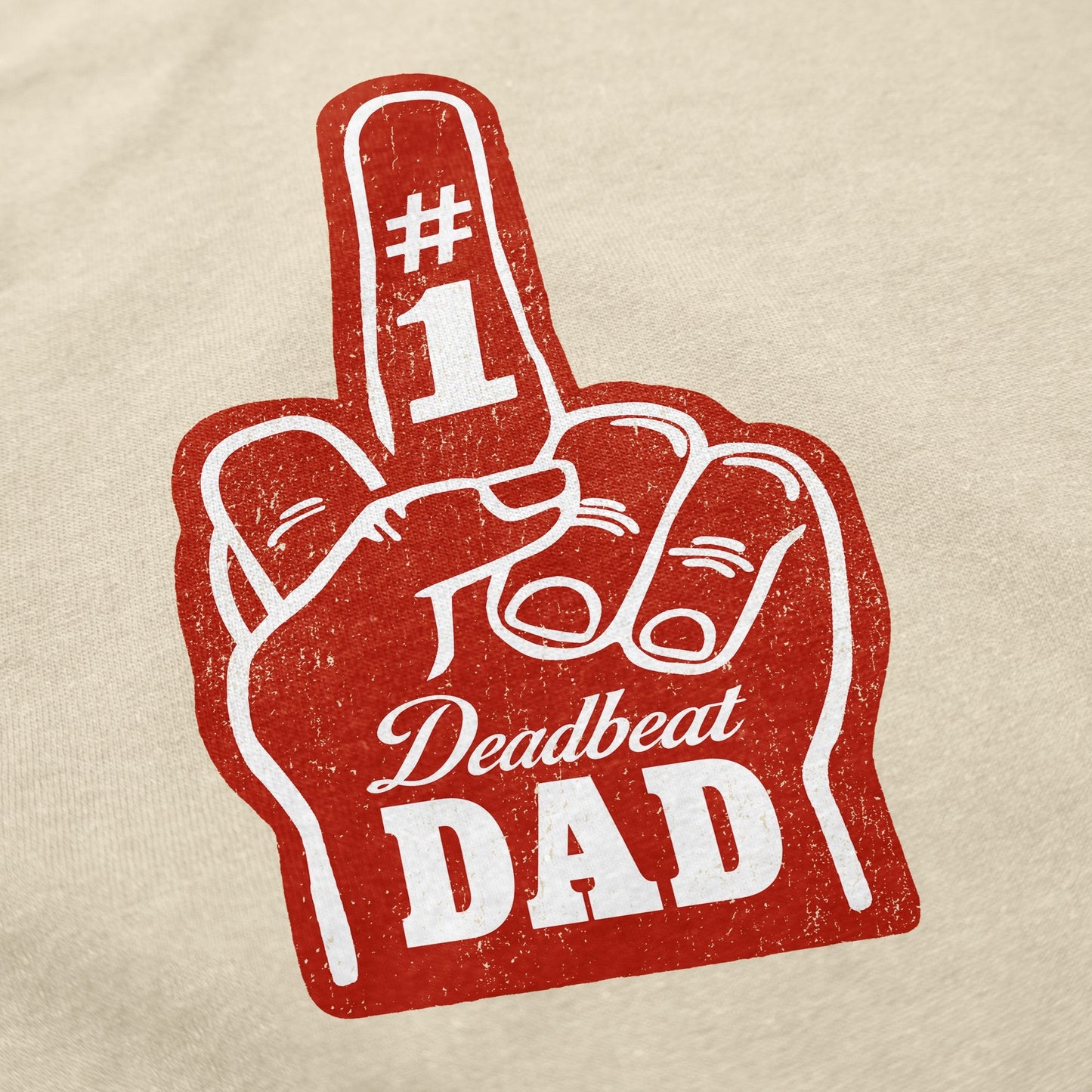 Deadbeat Dad Finger T Shirt