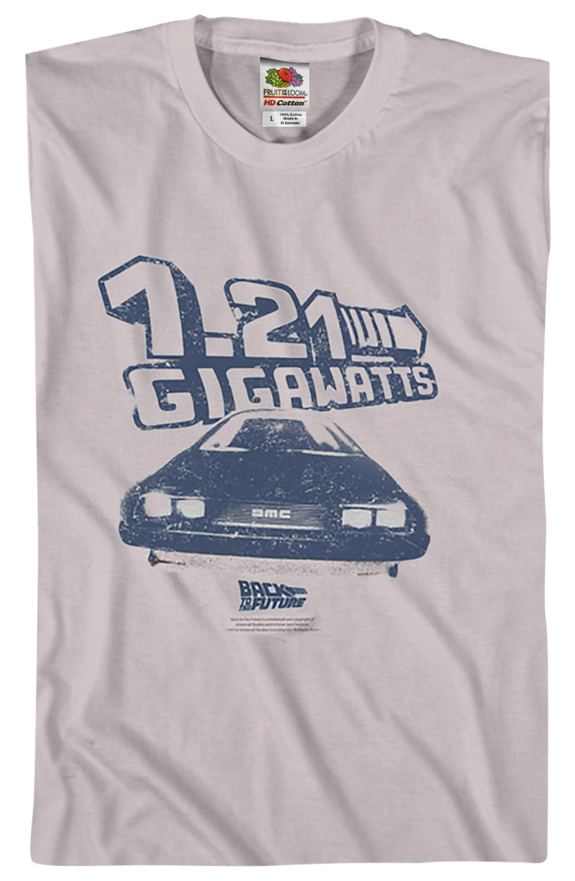 DeLorean 1.21 Gigawatts Back To The Future T-Shirt
