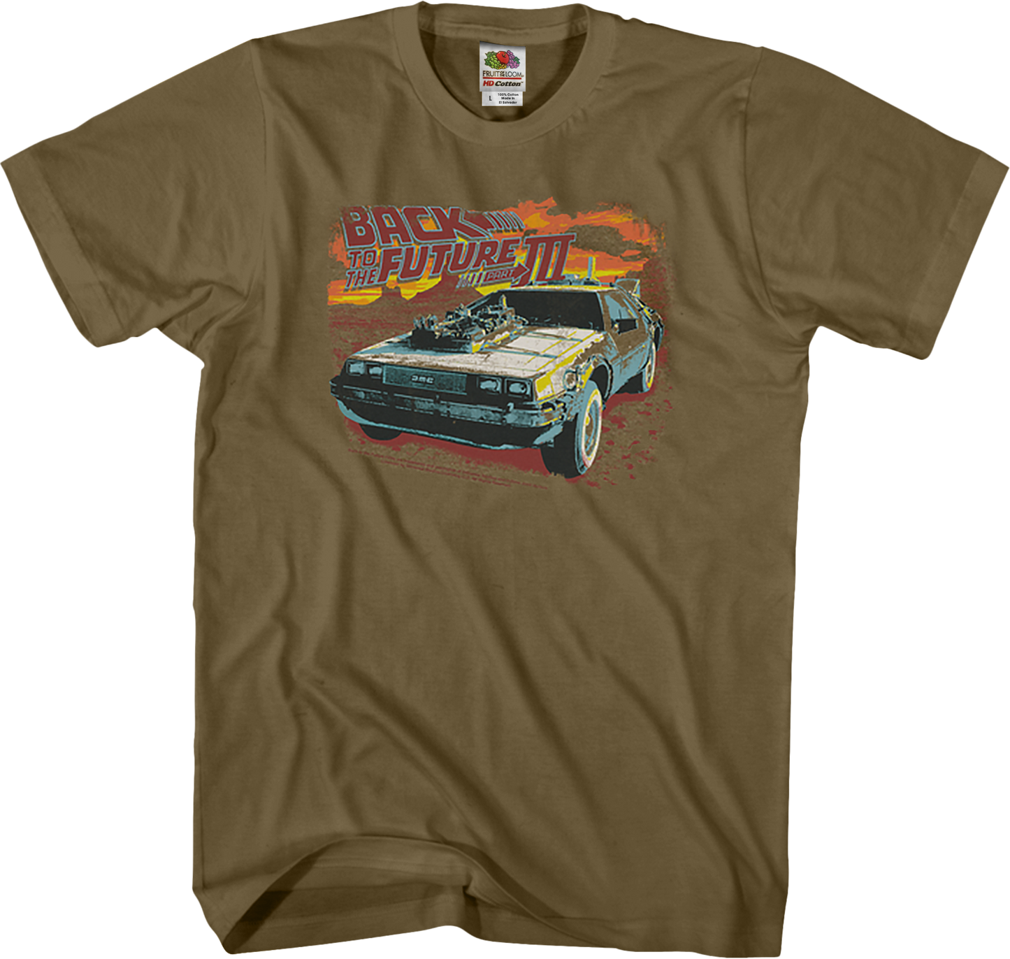 DeLorean Back To The Future Part III T-Shirt