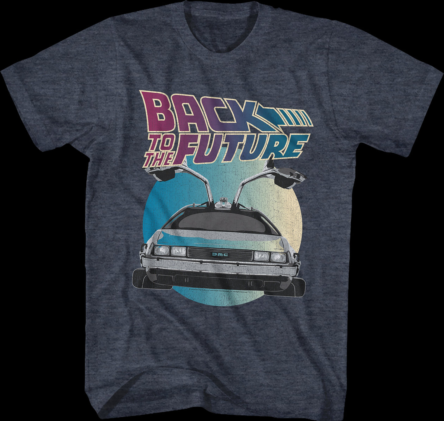 DeLorean Circle Back To The Future T-Shirt