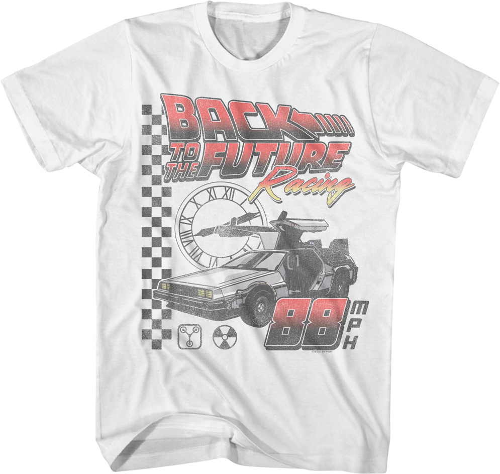 DeLorean Racing Back To The Future T-Shirt