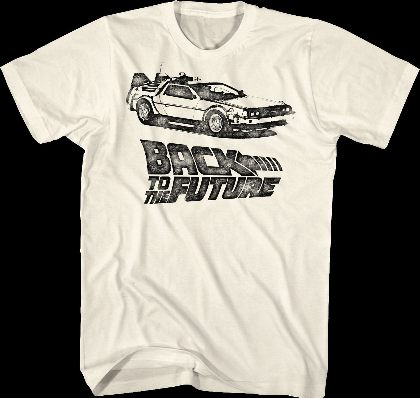 DeLorean Sketch Back To The Future T-Shirt