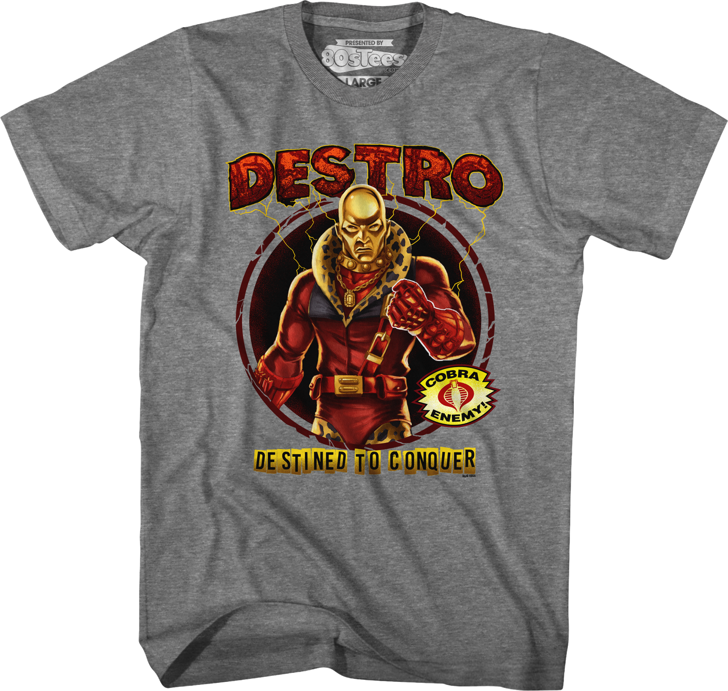 Destro Destined To Conquer GI Joe T-Shirt