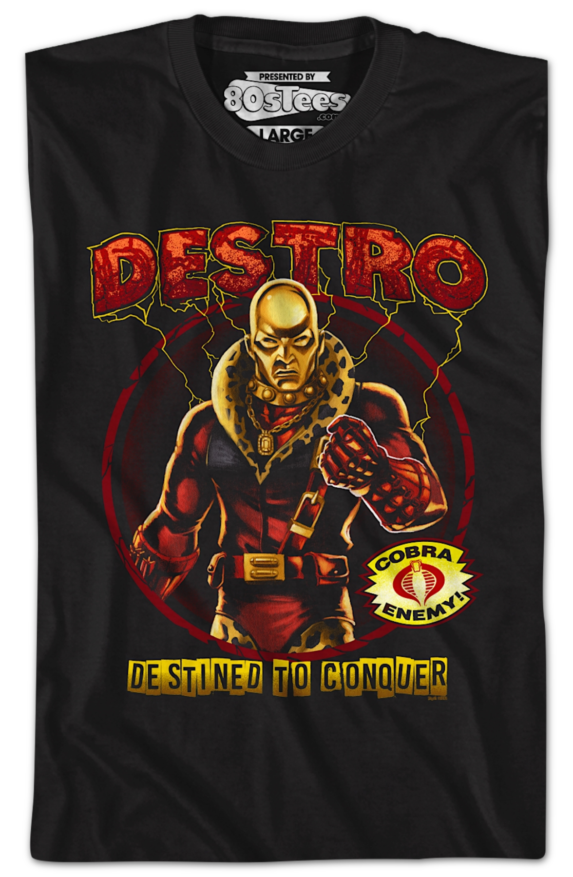 Destro Destined To Conquer GI Joe T-Shirt