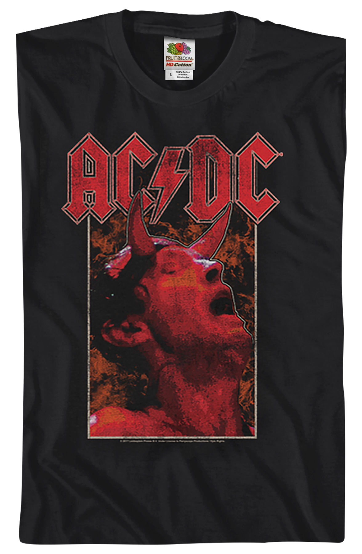 Devil Horns ACDC T-Shirt
