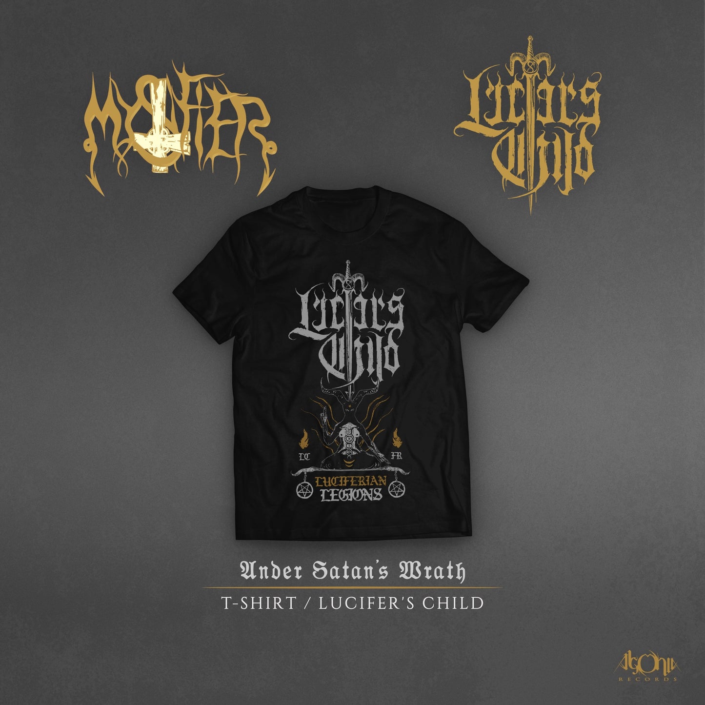 Mystifier / Lucifer's Child "Under Satan's Wrath CD + M Tee" Bundle