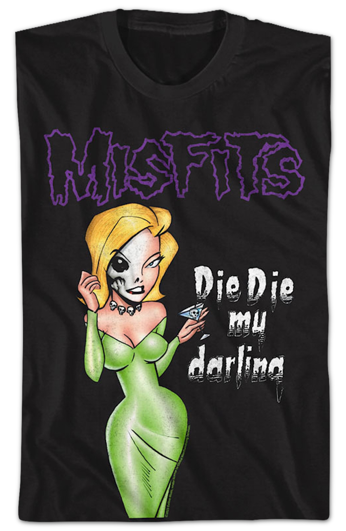 Die Die My Darling Illustration Misfits T-Shirt
