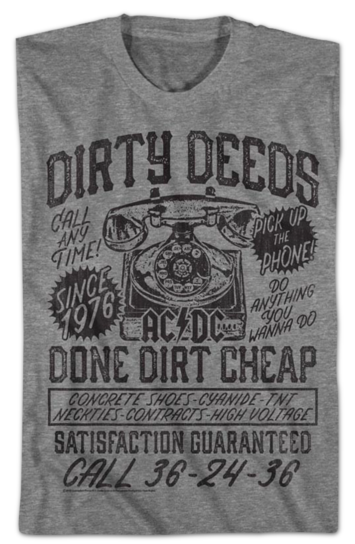 Dirty Deeds ACDC T-Shirt