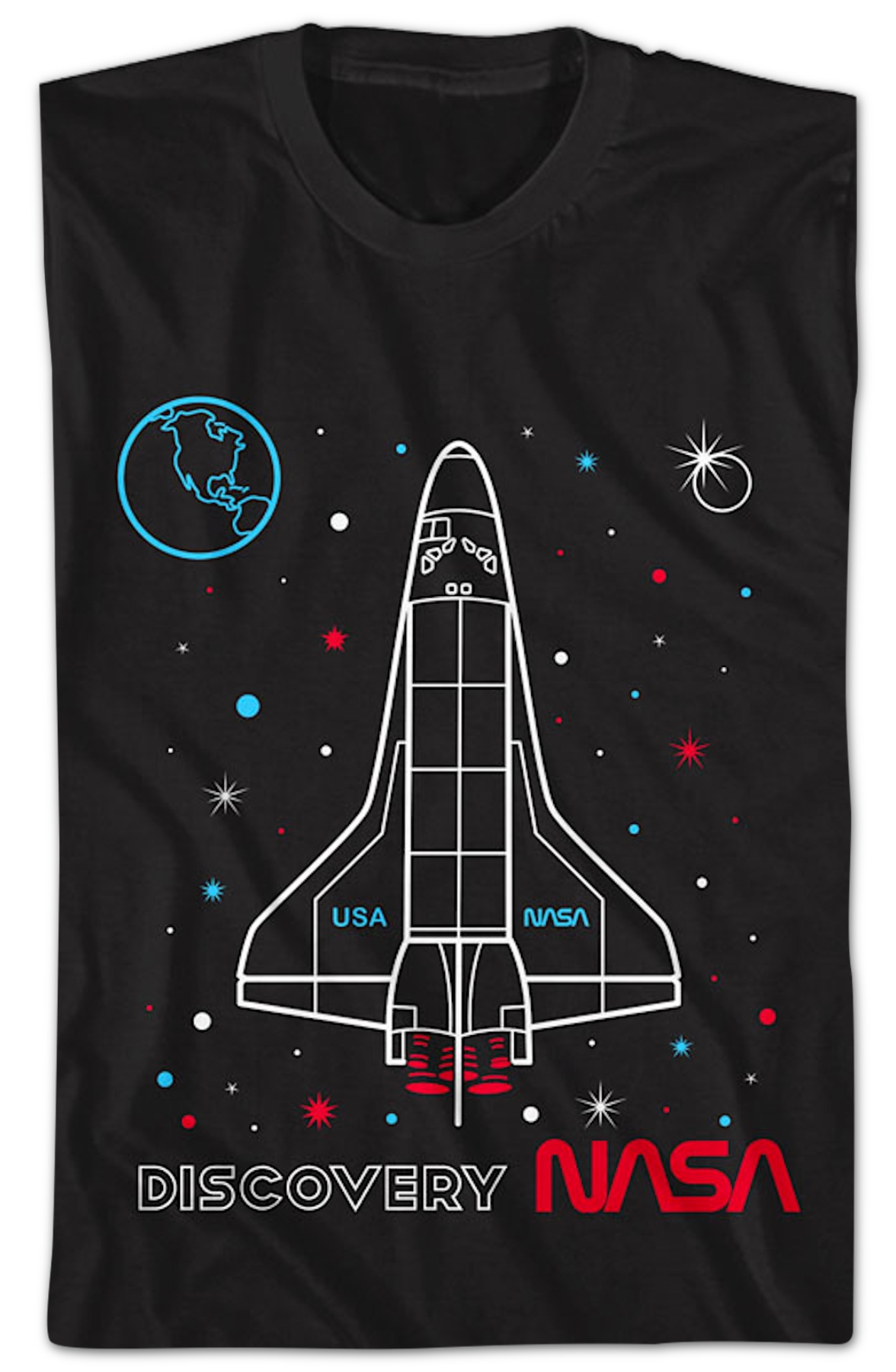 Discovery Outline NASA T-Shirt