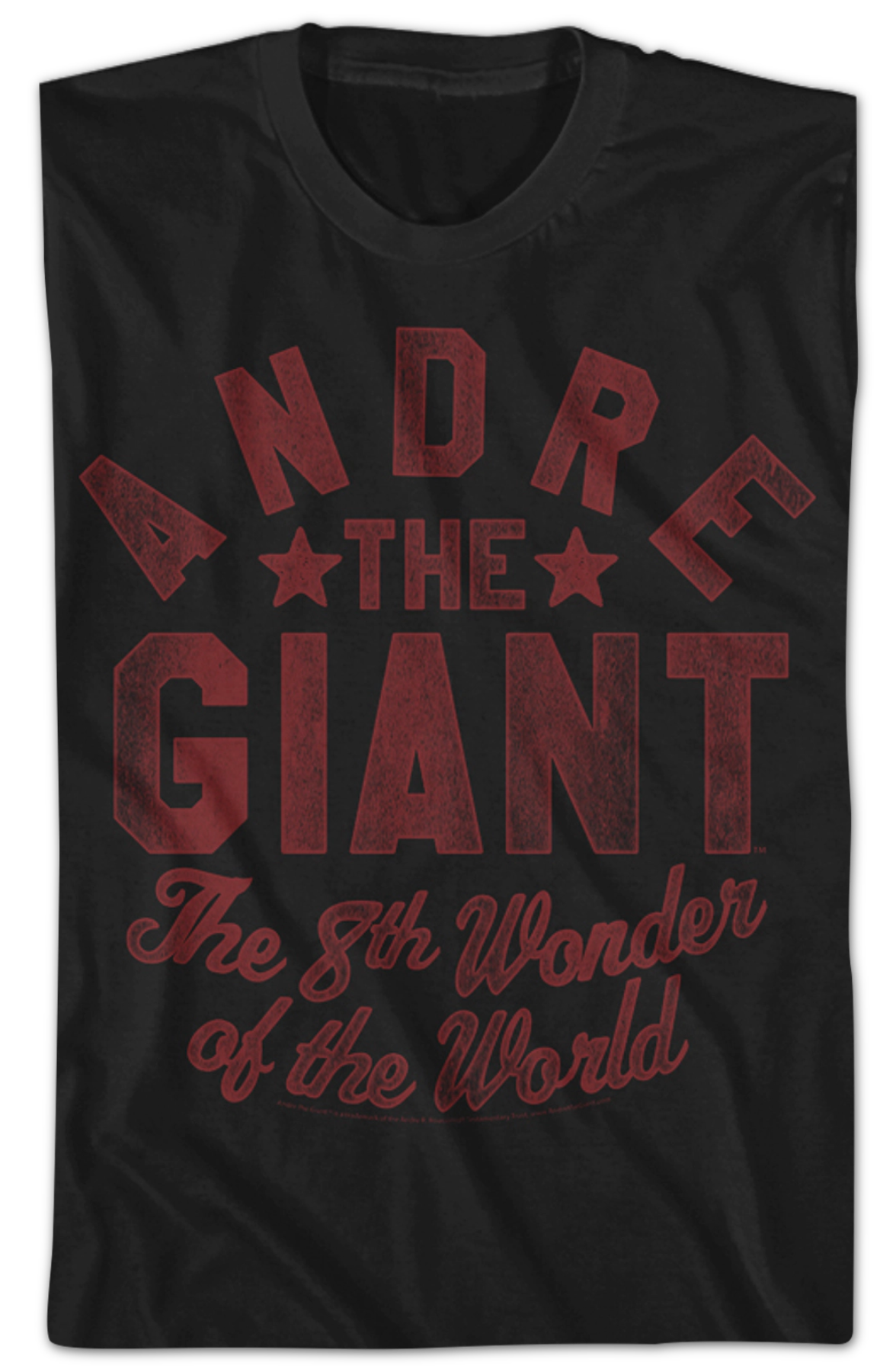 Distressed 8th Wonder Andre The Giant T-Shirt