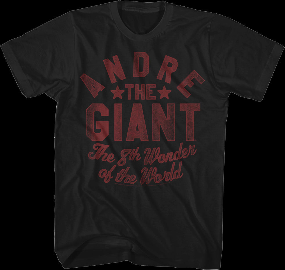 Distressed 8th Wonder Andre The Giant T-Shirt