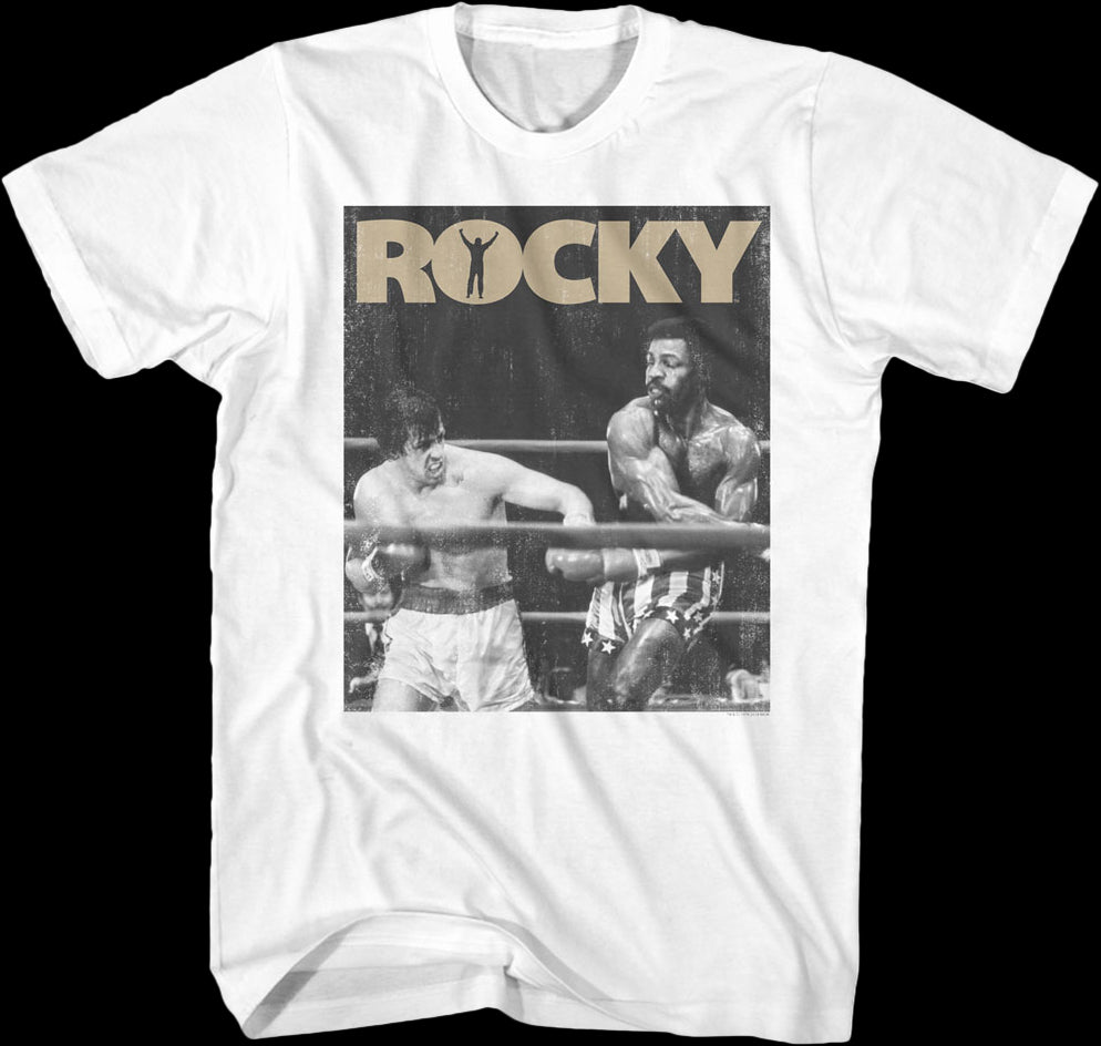 Distressed Apollo vs Rocky T-Shirt