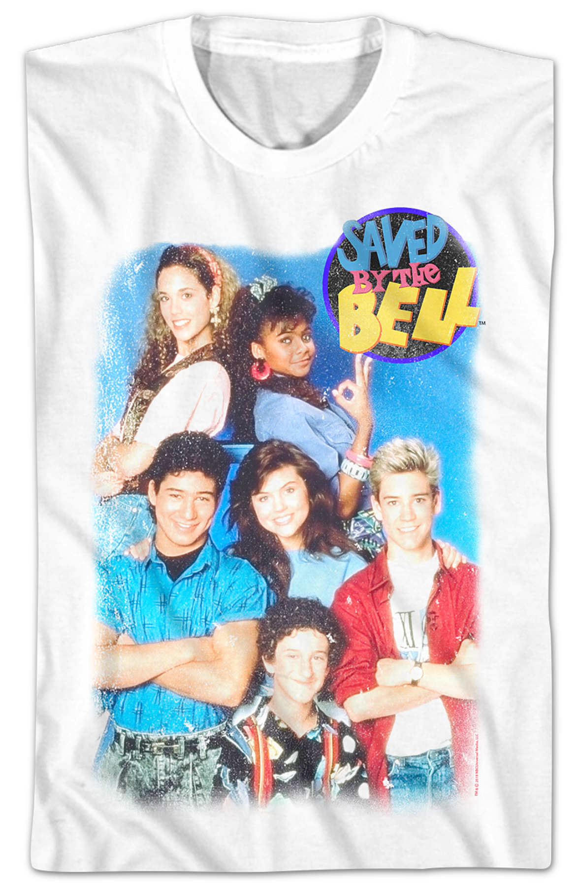 Distressed Bayside Students Saved By The Bell T-Shirt