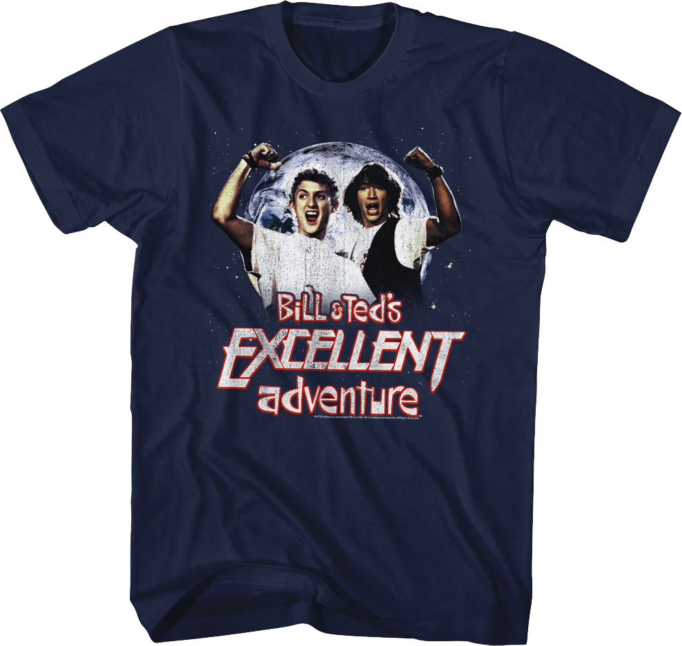 Distressed Bill and Ted's Excellent Adventure T-Shirt