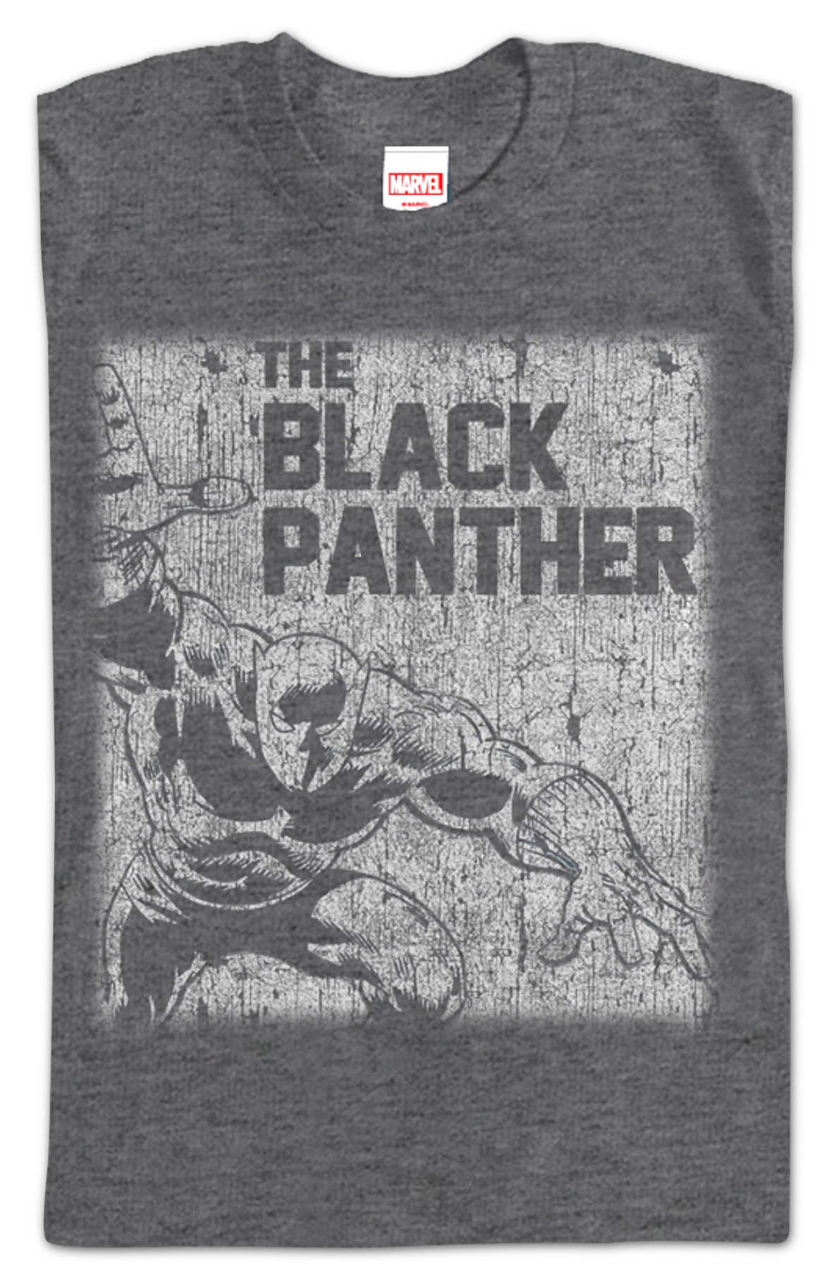 Distressed Black Panther T-Shirt