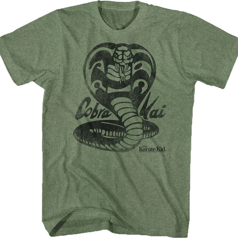 Distressed Cobra Kai Logo Karate Kid T-Shirt