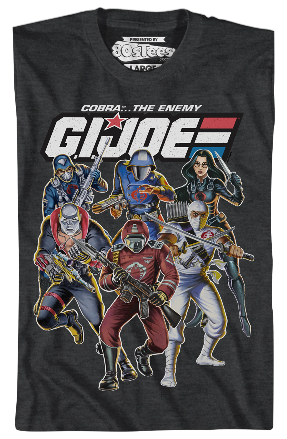 Distressed Cobra Members GI Joe T-Shirt