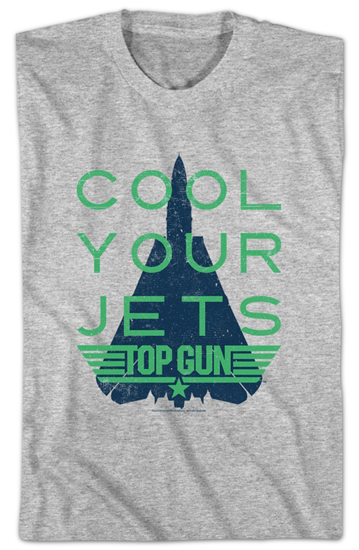 Distressed Cool Your Jets Top Gun T-Shirt