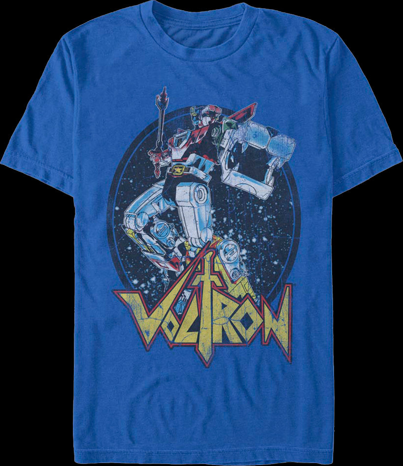Distressed Defender Voltron T-Shirt