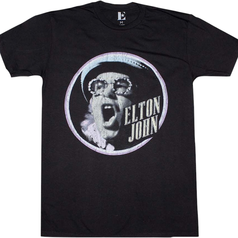 Distressed Elton John T-Shirt