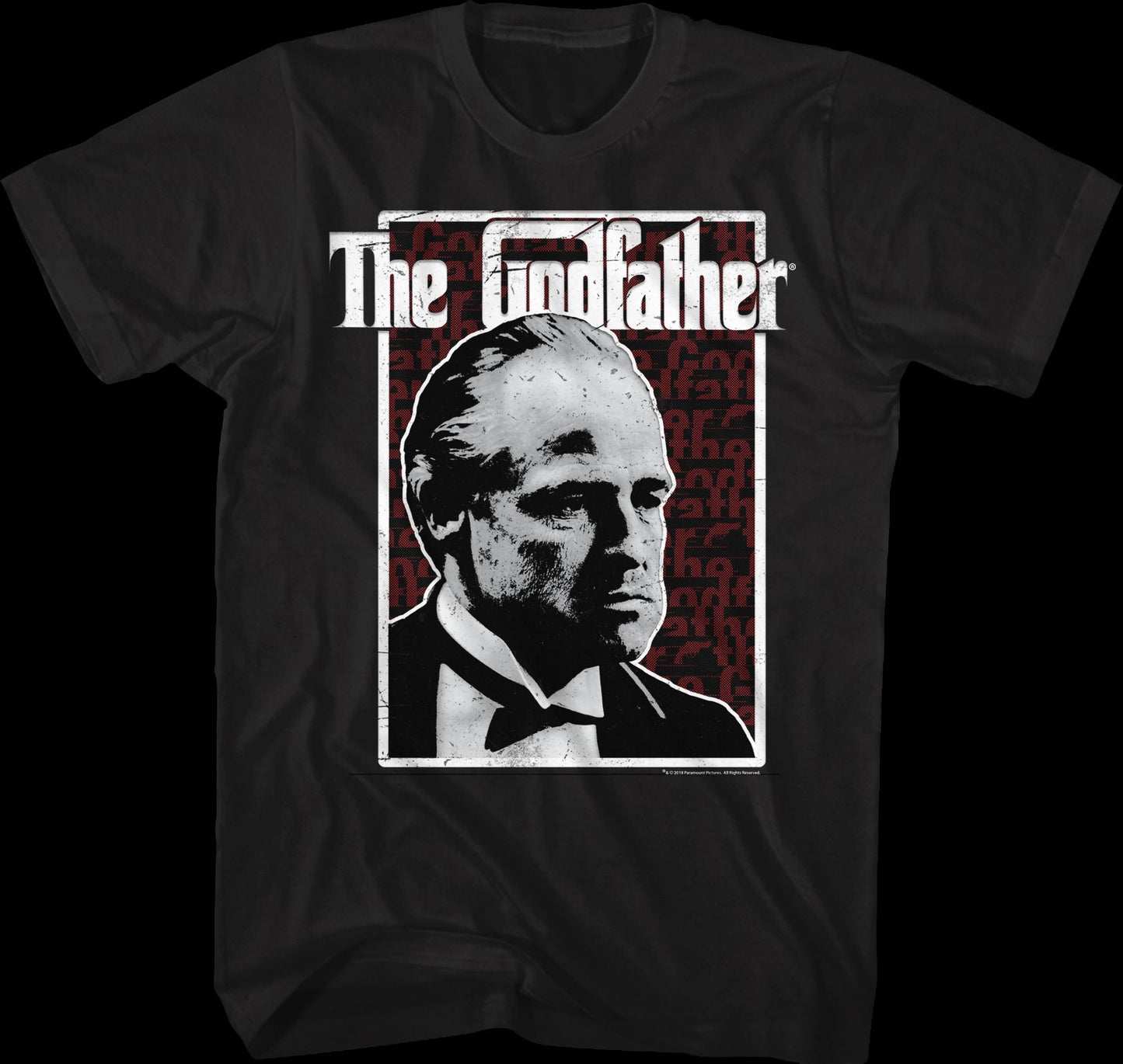 Distressed Frame Godfather T-Shirt