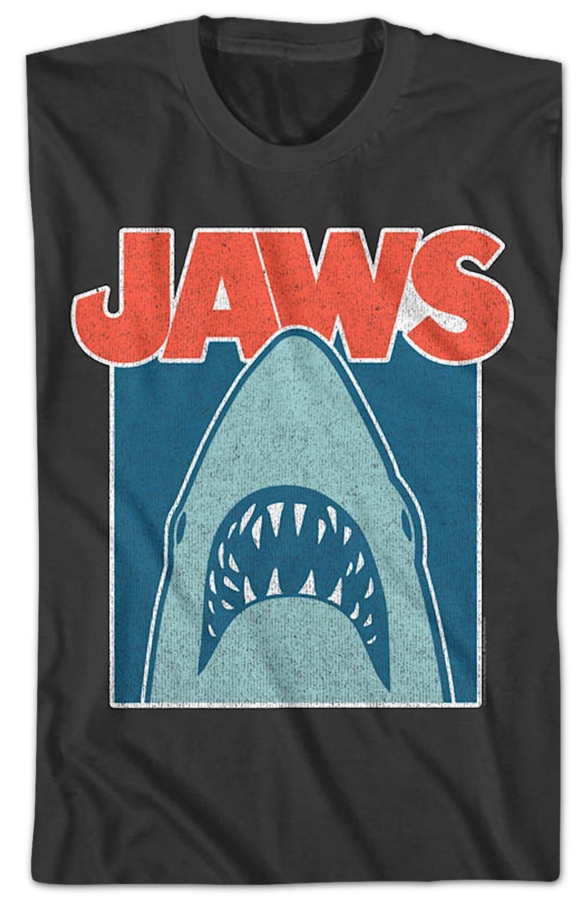 Distressed Frame Jaws T-Shirt