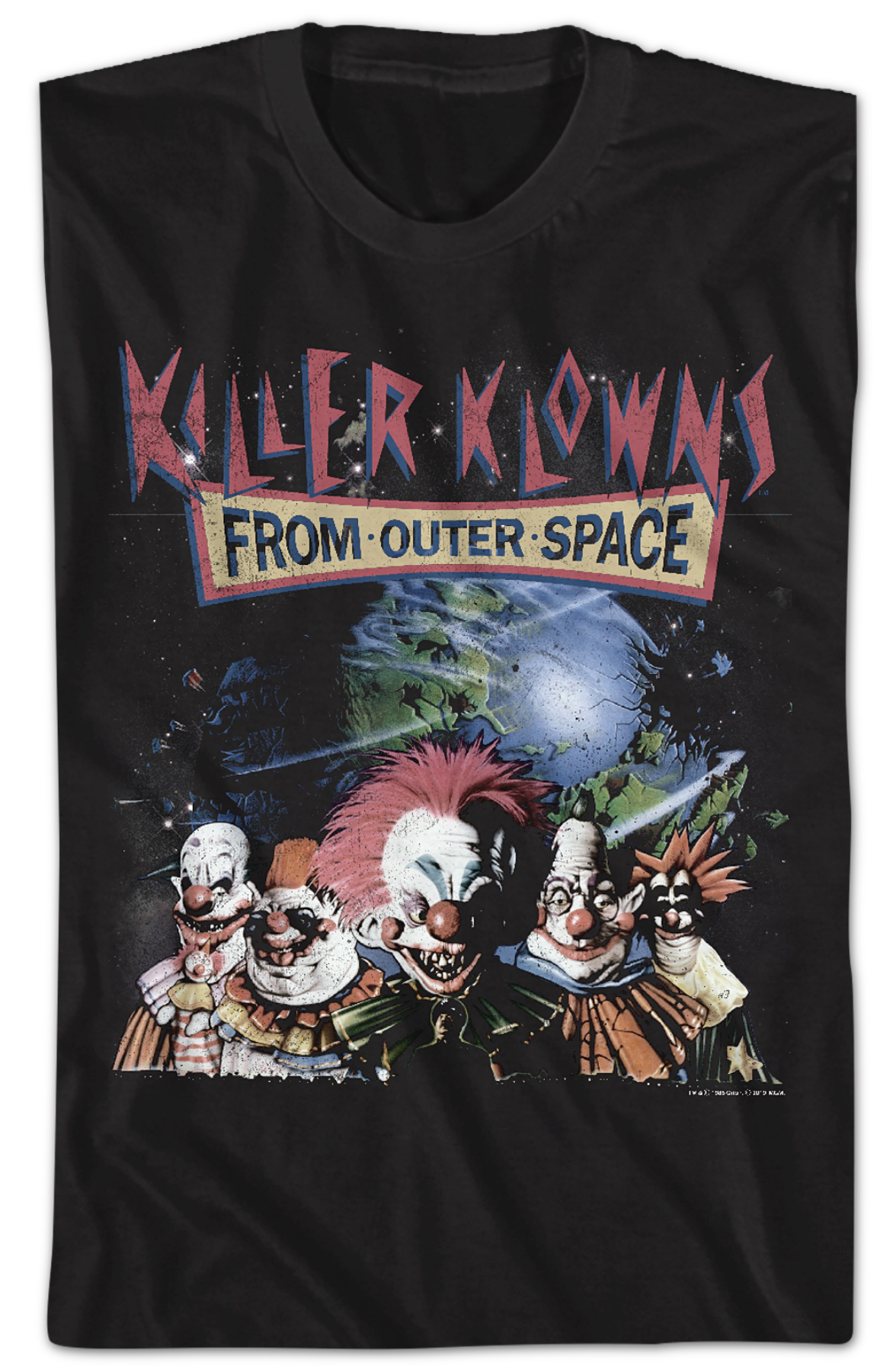 Distressed Killer Klowns From Outer Space T-Shirt