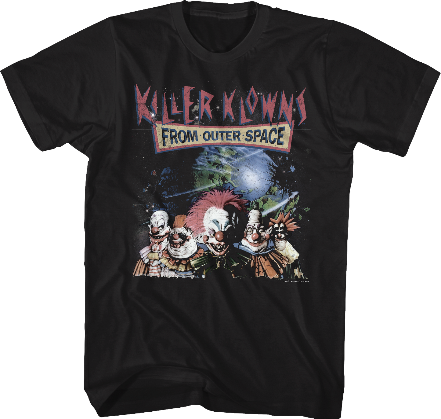 Distressed Killer Klowns From Outer Space T-Shirt