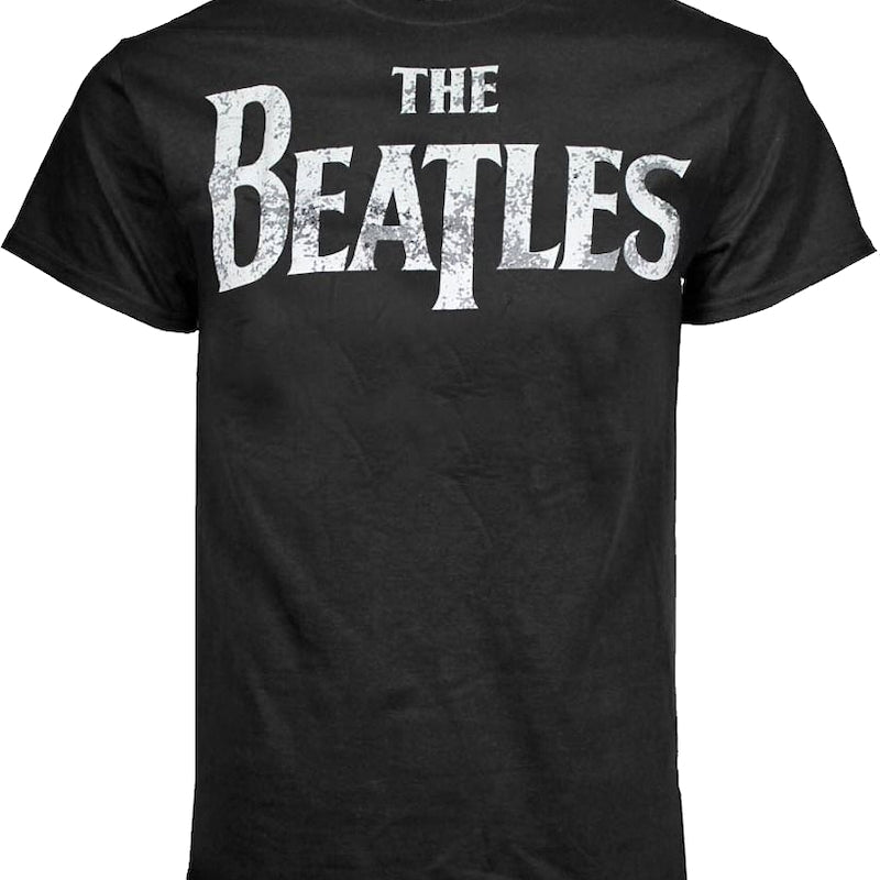 Distressed Logo Beatles T-Shirt