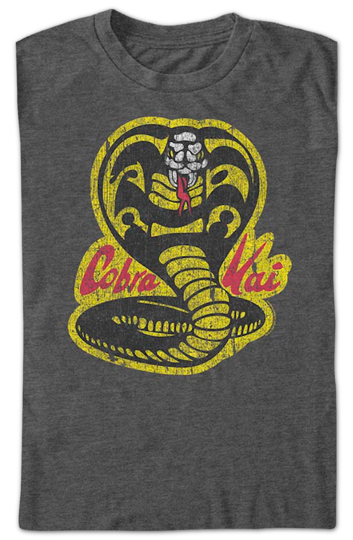 Distressed Logo Cobra Kai T-Shirt
