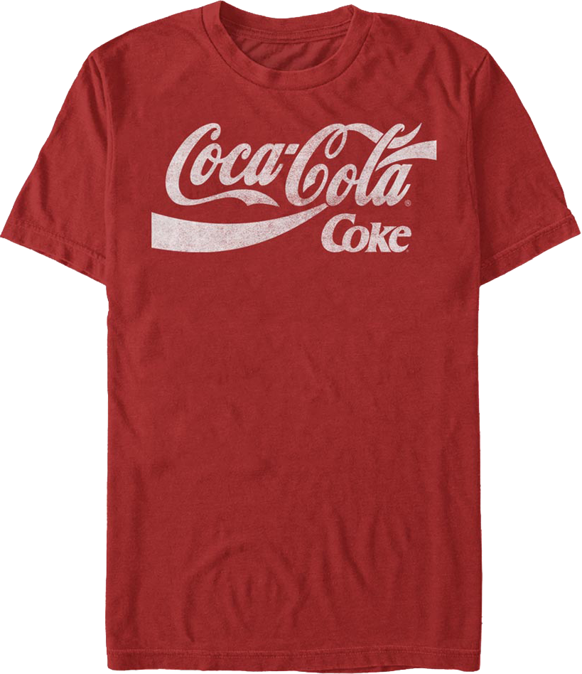 Distressed Logo Coca-Cola T-Shirt